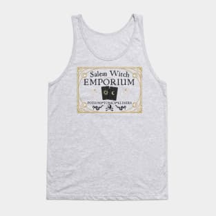 Salem Witch Emporium Halloween Tarot Cards Tank Top